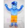 Willy the Wave Blue Waves with Sunglasses Mascot Costume