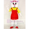 Red Female Cat Mascot Costumes Animal 