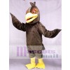 Brown Feather Hawk Falcon Eagle Mascot Costume Animal