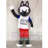 2018 FIFA World Cup Football Zabivaka Wolf Mascot Costumes
