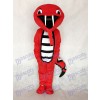 Red Rattle Cobra Snake Mascot Costume Reptiles 
