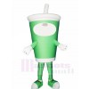 Green Coffee Cup Bottle Mascot Costumes Drink