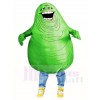 Ghostbusters Slimer Green Monster Inflatable Halloween Blow Up Costumes for Adults