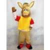 Brown Martin the Donkey Mascot Costume Animal 