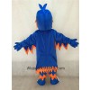 Customize Order Blue Phoenix Mascot with Pointy head, Wings, Tail and Tennis Shoes