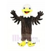 White Head Brown Eagle Mascot Costume Animal