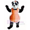 Mrs. Panda with Apron Mascot Costume