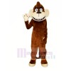 Happy Brown Monkey Mascot Costumes Cartoon