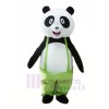 Cute Panda in Green Mascot Costumes Cheap