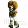 Green Football Lion Mascot Costumes Cartoon