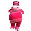 Hippo mascot costume