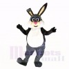 Gray Friendly Lightweight Bunny Mascot Costumes Cartoon