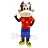 Funny Monkey with Red T-shirt Mascot Costumes Cheap
