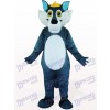 Gray Wolf Animal Mascot Costume