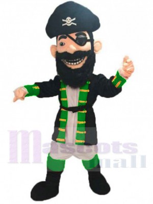Domineering Blackbeard Pirate Mascot Costume People