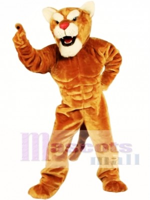 Cougar Power Cat Mascot Costume