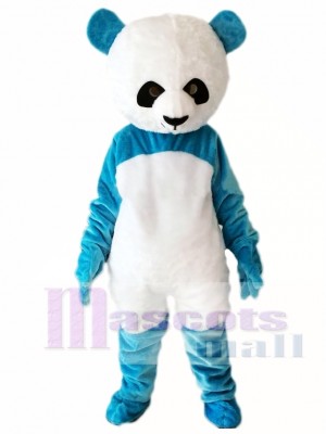Blue Panda Mascot Costume Christmas