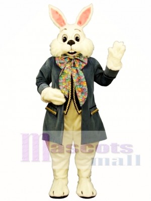Wendell Blue Rabbit Easter Bunny Mascot Costume