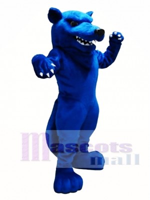 Blue Wolf Mascot Costume