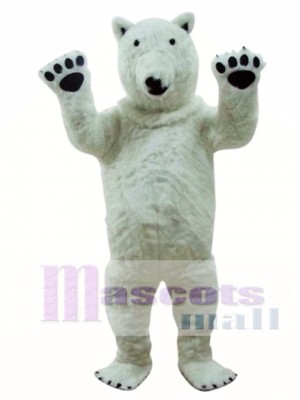 White Polar Bear Mascot Costume