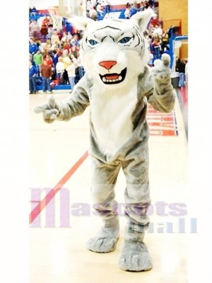 Gray Wildcat Mascot Costume