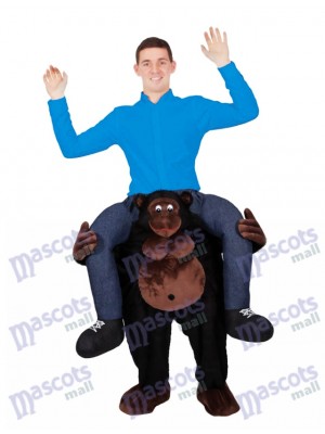 Riding on Shoulder Gorilla Carry Me on Mascot Costume Piggy Back Ride Outfit