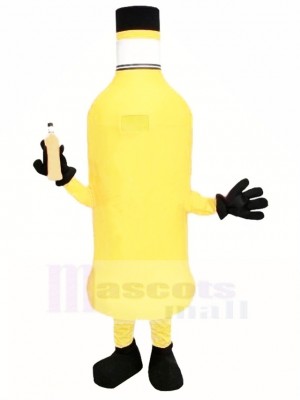 Orange Bottle Mascot Costume 