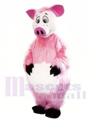 Lovely Pink Pig Mascot Costume 