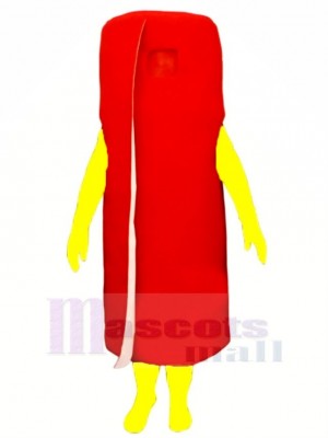 Funny Rolled Red Carpet Mascot Costume Cartoon