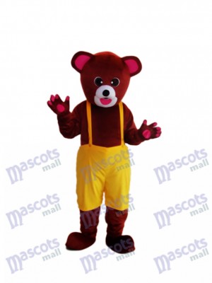 Brown Bear Mascot Adult Costume Animal 