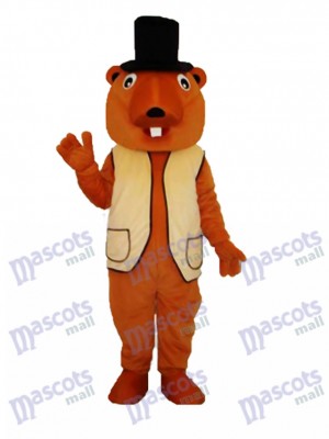 Beaver Mascot Adult Costume Animal 