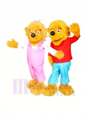 Bear Brother and Sister Siblings Mascot Costumes Animal	