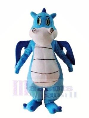 Cute Blue Dinosaur Mascot Costumes Animal