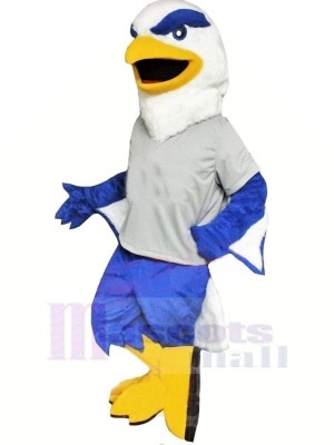 Blue Vest American Olympics Eagle Mascot Costumes Animal