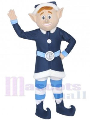 Happy Elfe Boy Mascot Costume Cartoon