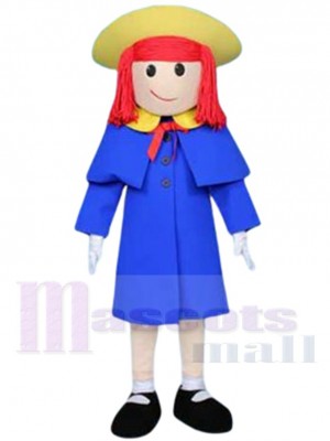 The Girl Madeline mascot costume