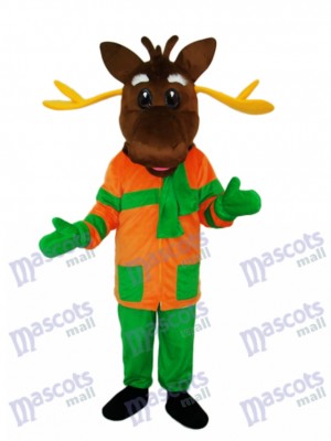 Christmas Deer Mascot Adult Costume Animal  