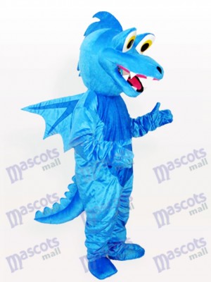 Blue Stegosaurus Adult Mascot Funny Costume