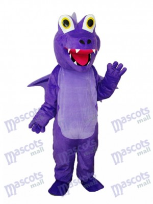 Purple Thorn Dragon Mascot Adult Costume Animal