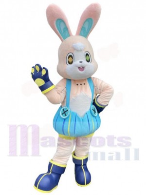 Friendly Rabbit Mascot Costume Cartoon