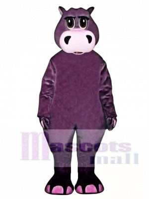 Cute Henry Hippo Mascot Costume Animal 