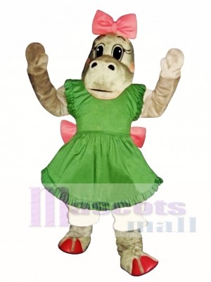 Cute Patty Potamus Hippo Mascot Costume Animal 