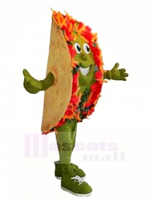 Taco Food Mascot Costume 