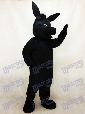 Black Donald Donkey Mascot Costume Animal 