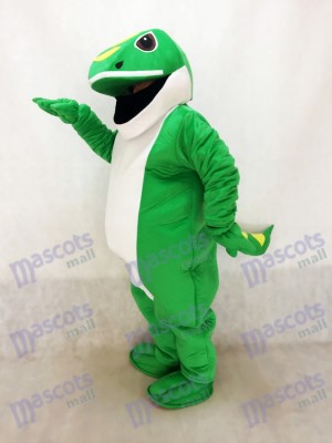 Green Gecko Mascot Costume 