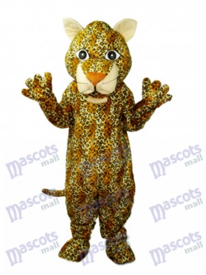 Young Leopard Mascot Adult Costume Animal
