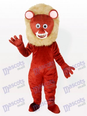 Brown Male Lion Adult Animal Mascot Costume