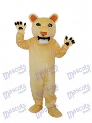 Beardless Cougar Mascot Adult Costume Animal