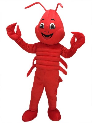 Red Lobster Mascot Costume Sea 