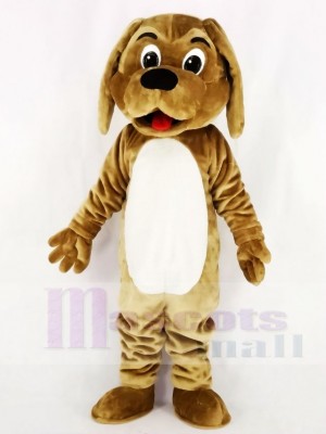 Cute Brown Dog Mascot Costume School	